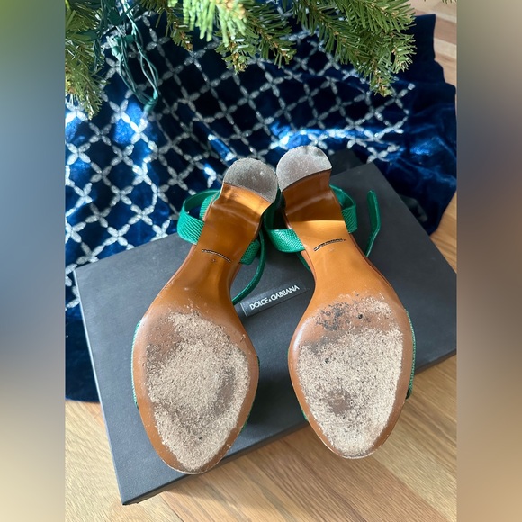 Dolce & Gabbana Sandals Verde Smeraldo size 39 (US 8.5) - Picture 11 of 16